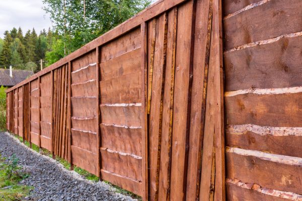 Treated Fence Building