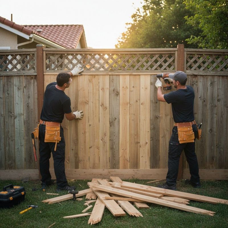 Timber Fence Installation