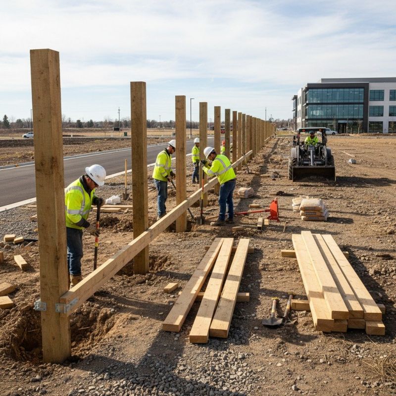 Timber Fence Installation