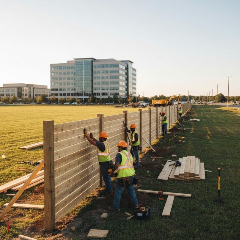 Timber Fence Installation