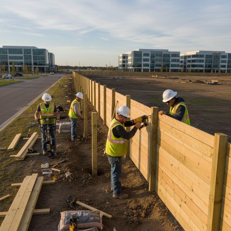 Timber Fence Installation