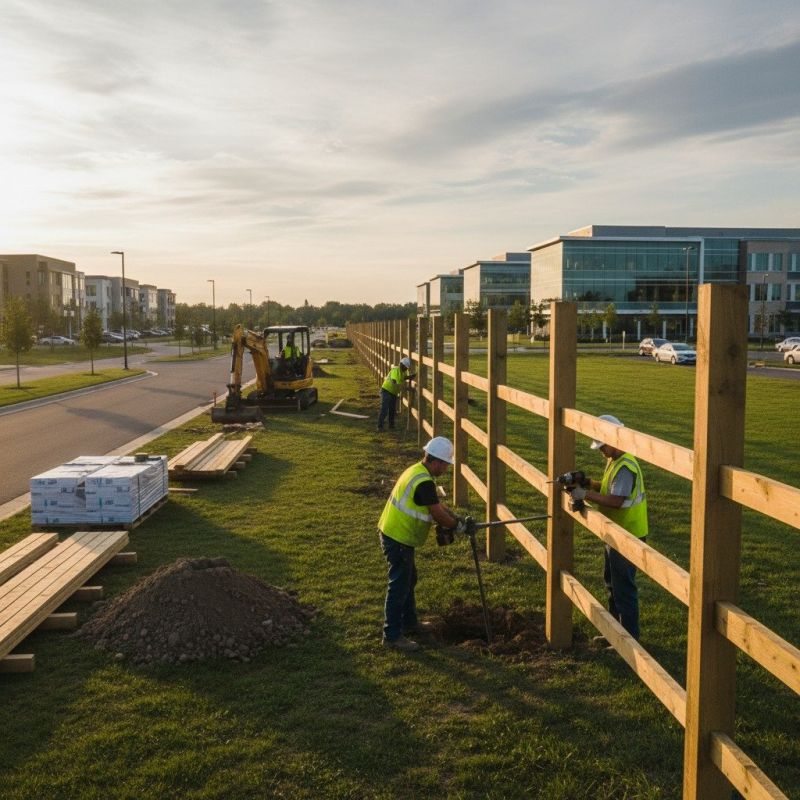 Timber Fence Installation