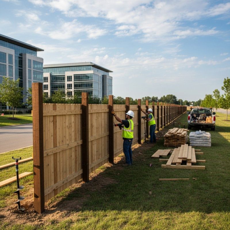 Timber Fence Installation