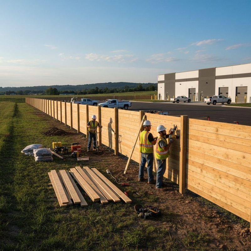 Rail Fence Installation